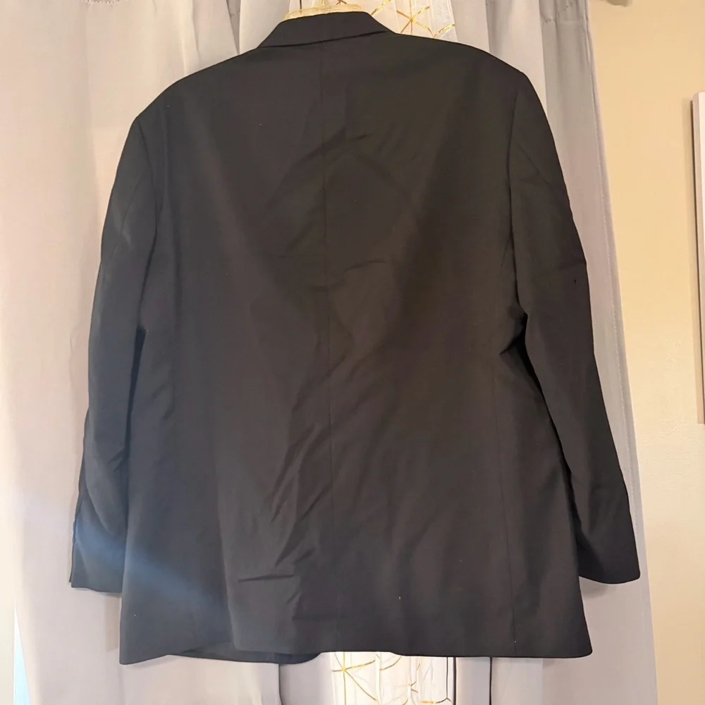 Stafford Mens Blazer Sport Coat Jacket 42S Travel Stretch Wool Blend Preowned G1